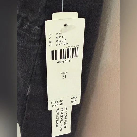 Anthropologie Pilcro  Women’s Medium Denim Black Overalls Mini Dress Boho Jean - Picture 7 of 12